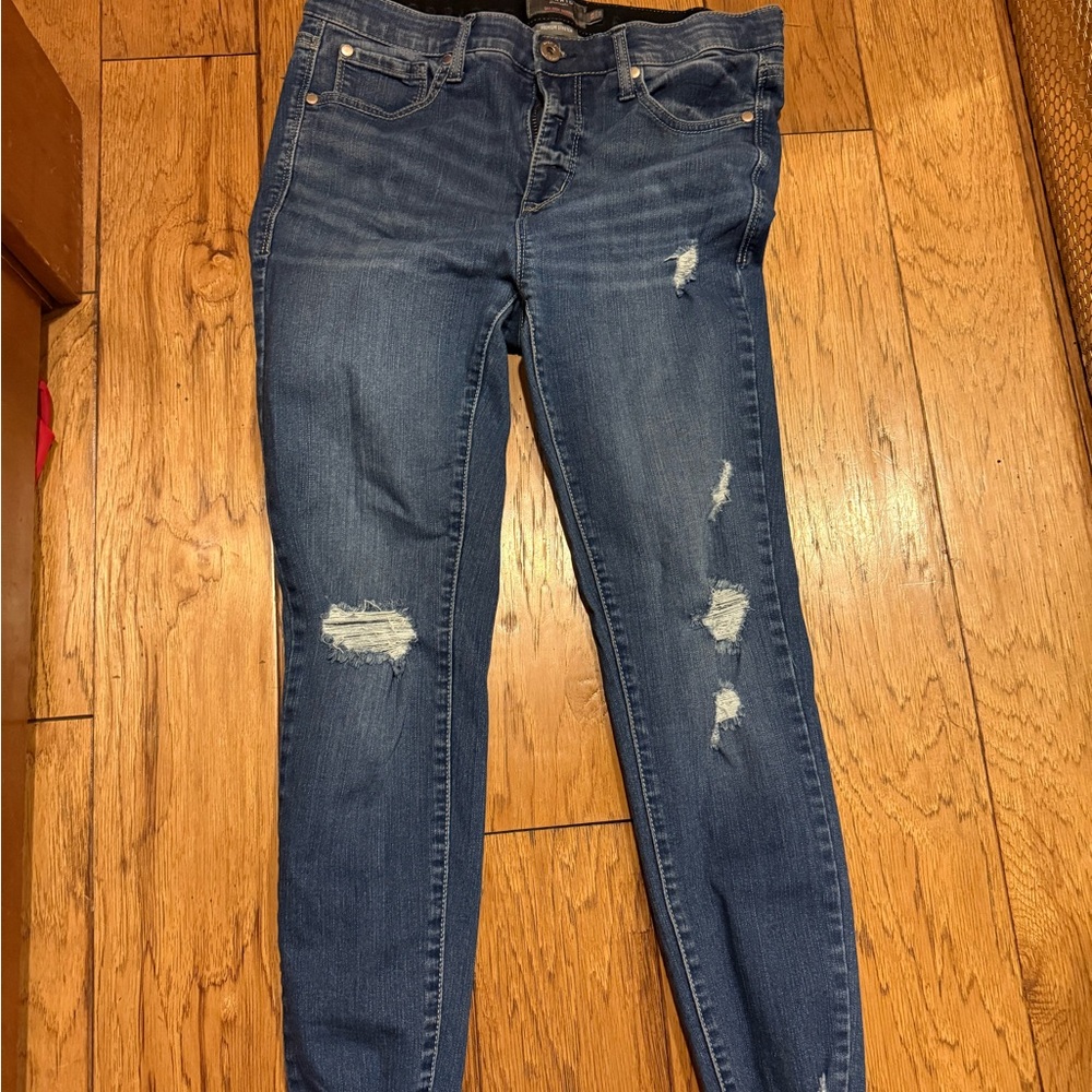 Blue Distressed Torrid Jeans